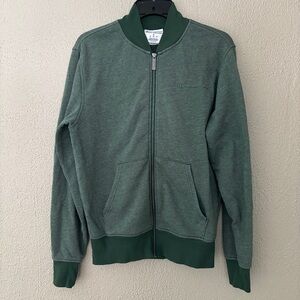 Mens Champion Heritage Heather YC Jacket, Dark Green Siro/Dark Small Full zip